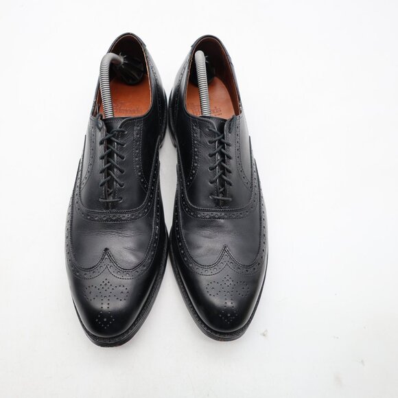 Allen Edmonds Chester Men's Size 11 B Wingtip Oxford Black Leather Made In USA - Picture 2 of 12